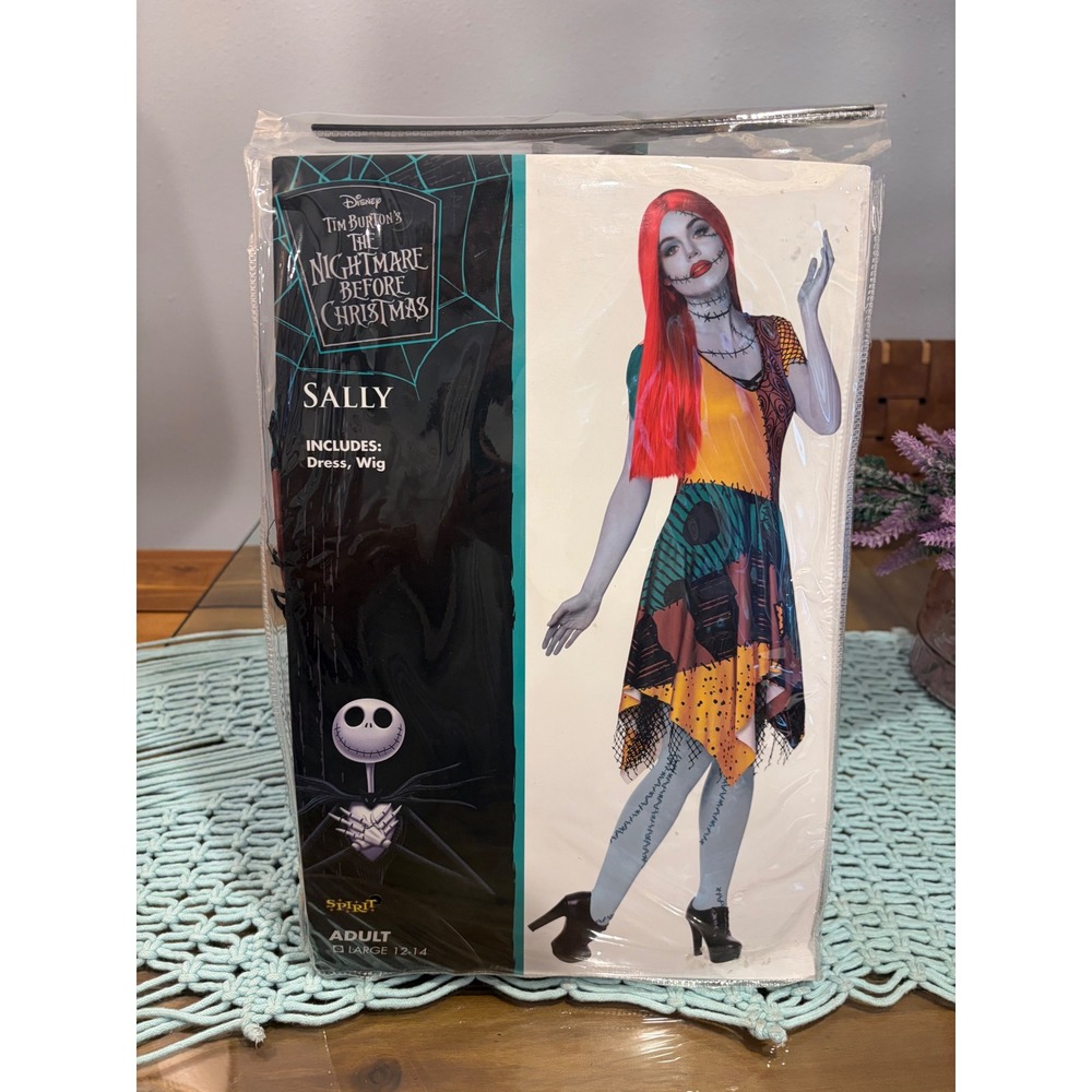 Sally - Nightmare Before Christmas - Spirt Halloween Costume- new Large